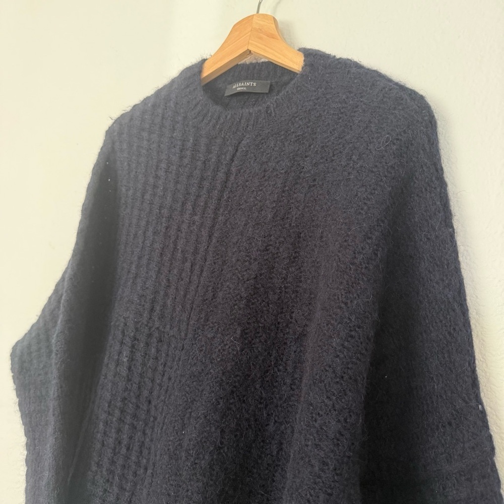 All Saints Selena Asymmetric Sweater, Alpaca Wool - Picture 12 of 16